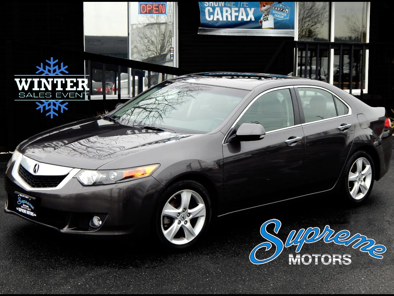 Used 2010 Acura Tsx Technology Package Black Leather