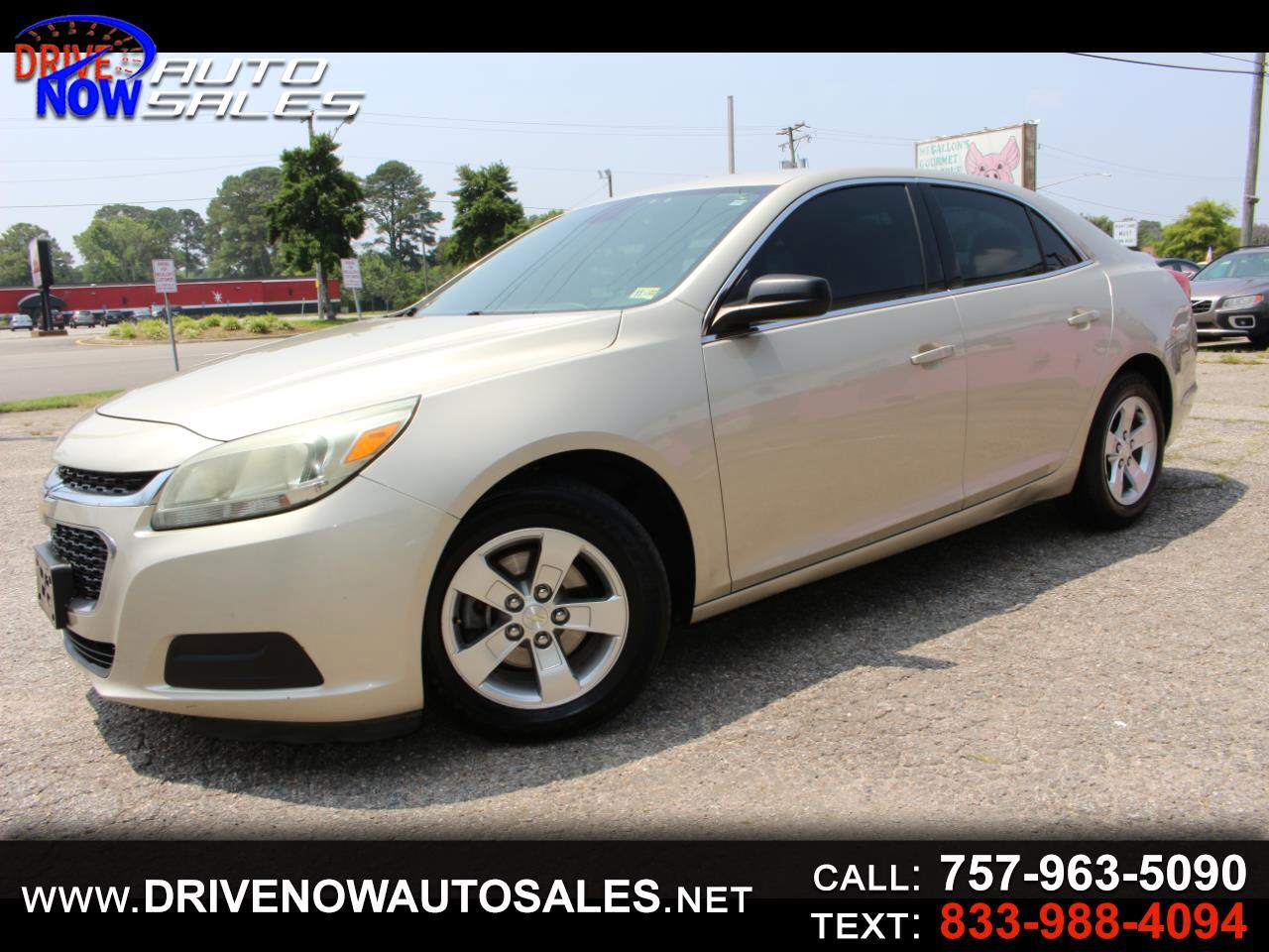 Used 2015 Chevrolet Malibu LS Fleet for Sale in Norfolk VA 23518 Drive