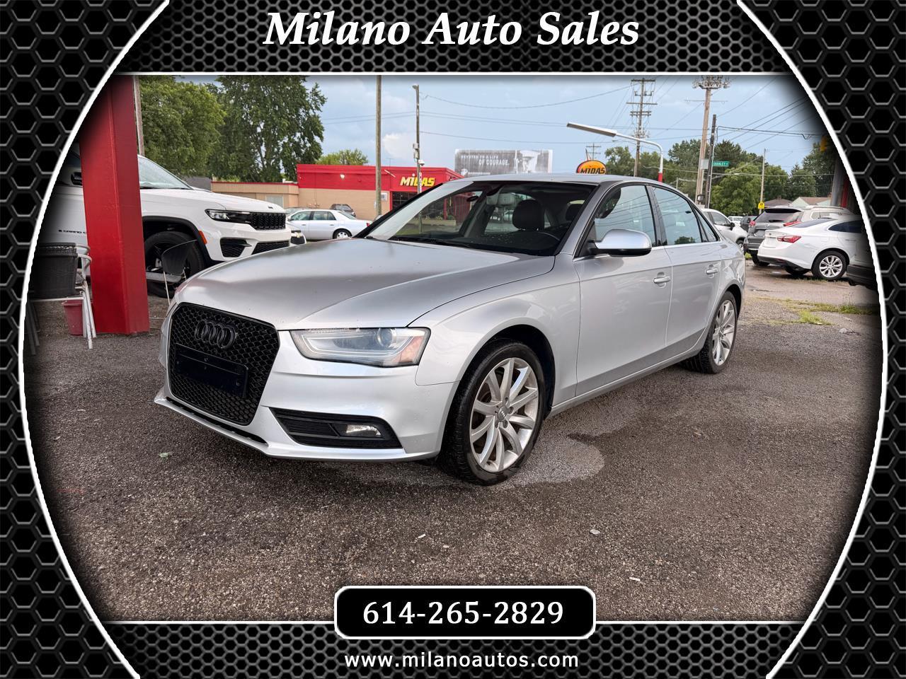 2013 Audi A4 2.0T Sedan quattro Tiptronic