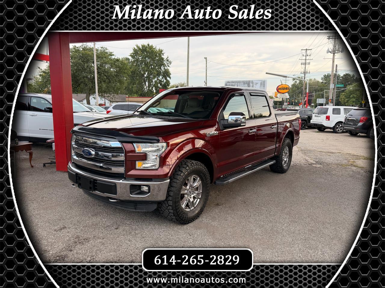 2016 Ford F-150 4WD SuperCrew 145" Lariat