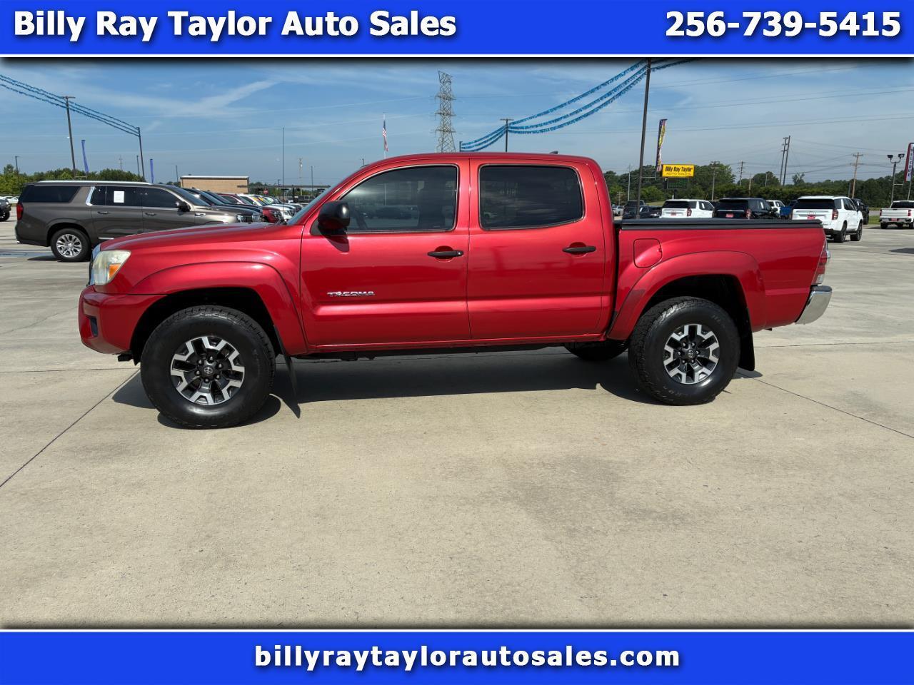 Red 2014 Toyota Tacoma PreRunner Double Cab V6 SB Pickup Truck 4X2 Automatic