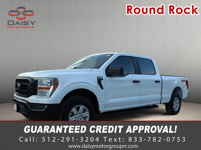 White 2022 Ford F-150 Pickup Truck Four-Wheel Drive Automatic