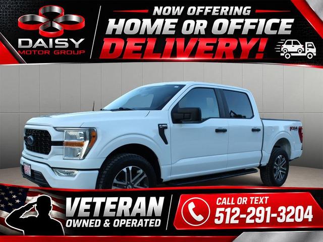White 2022 Ford F-150 Pickup Truck Four-Wheel Drive Automatic