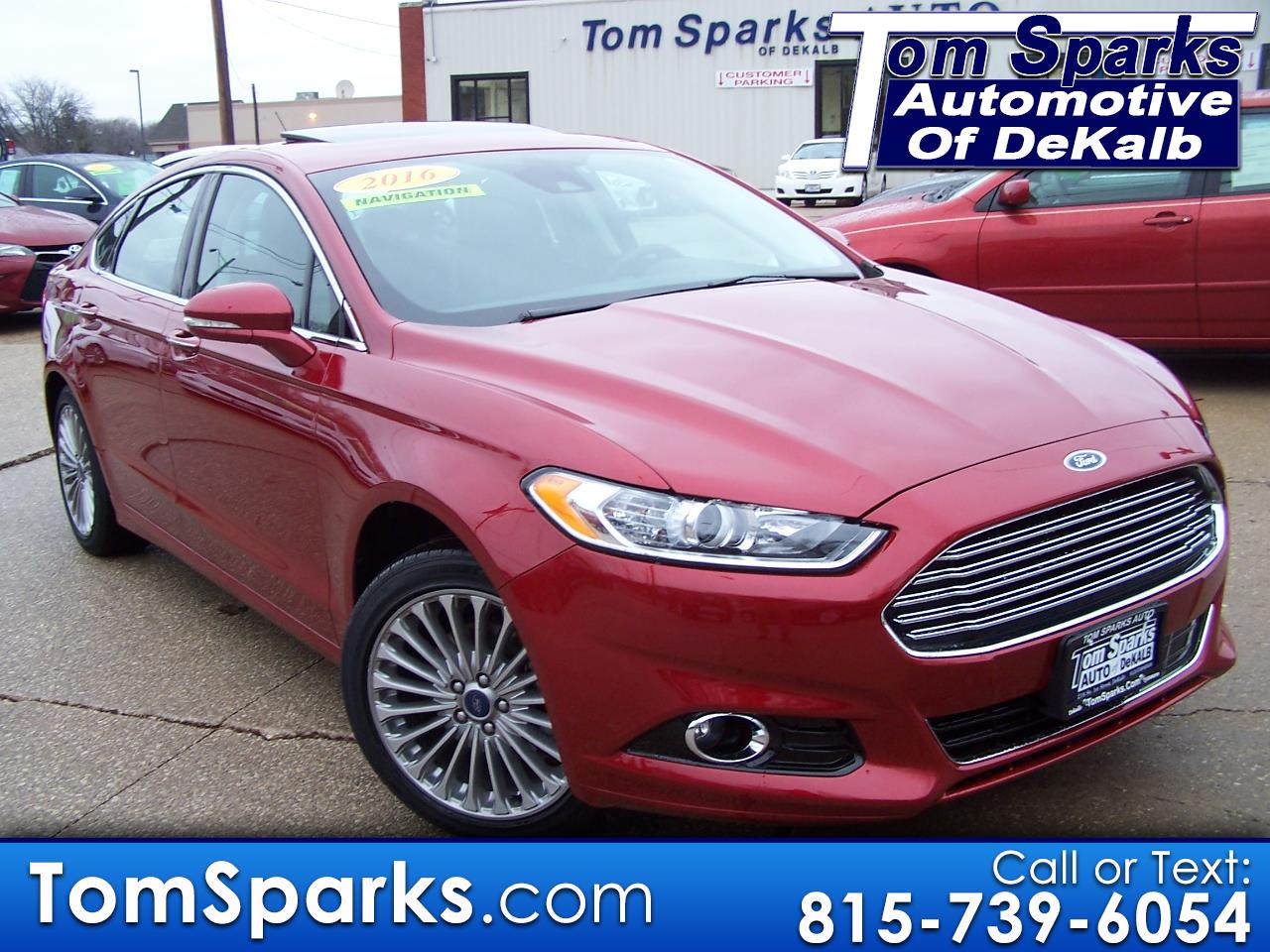 Used 2016 Ford Fusion Titanium AWD for Sale in Dekalb IL 60115 Tom
