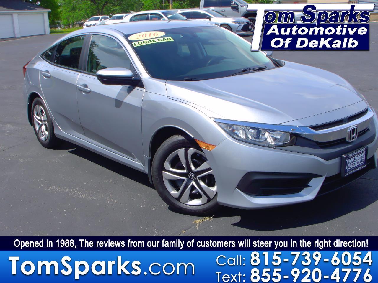 Honda Civic Sedan 4dr Auto LX 2016