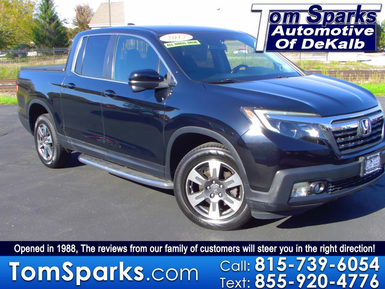 2017 Honda Ridgeline RTL-T 4x4 Crew Cab 5.3' Bed
