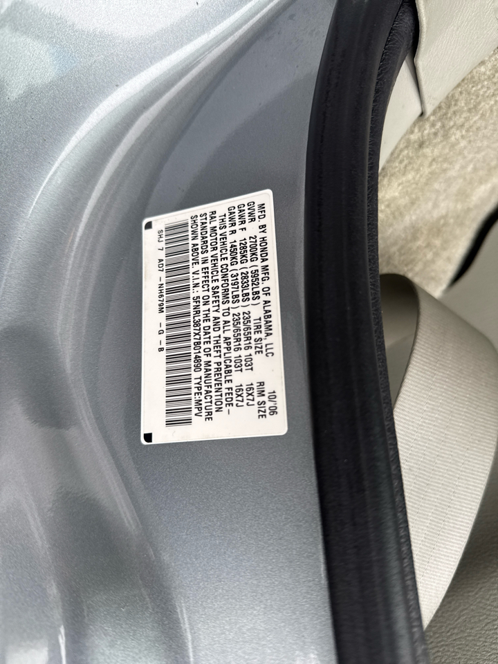 Honda Odyssey EX-L w/ DVD and Navigation 2007