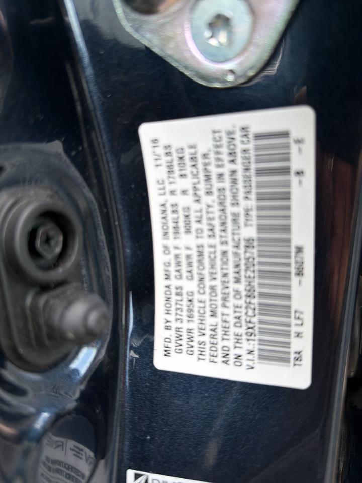 Honda Civic EX Honda Sensing Sedan CVT 2017