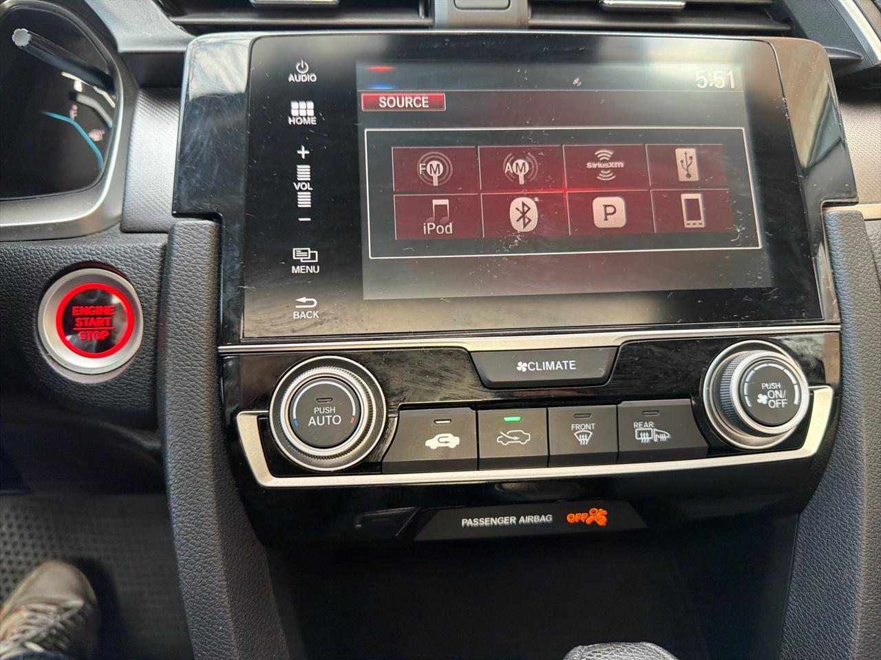 Honda Civic EX Honda Sensing Sedan CVT 2017