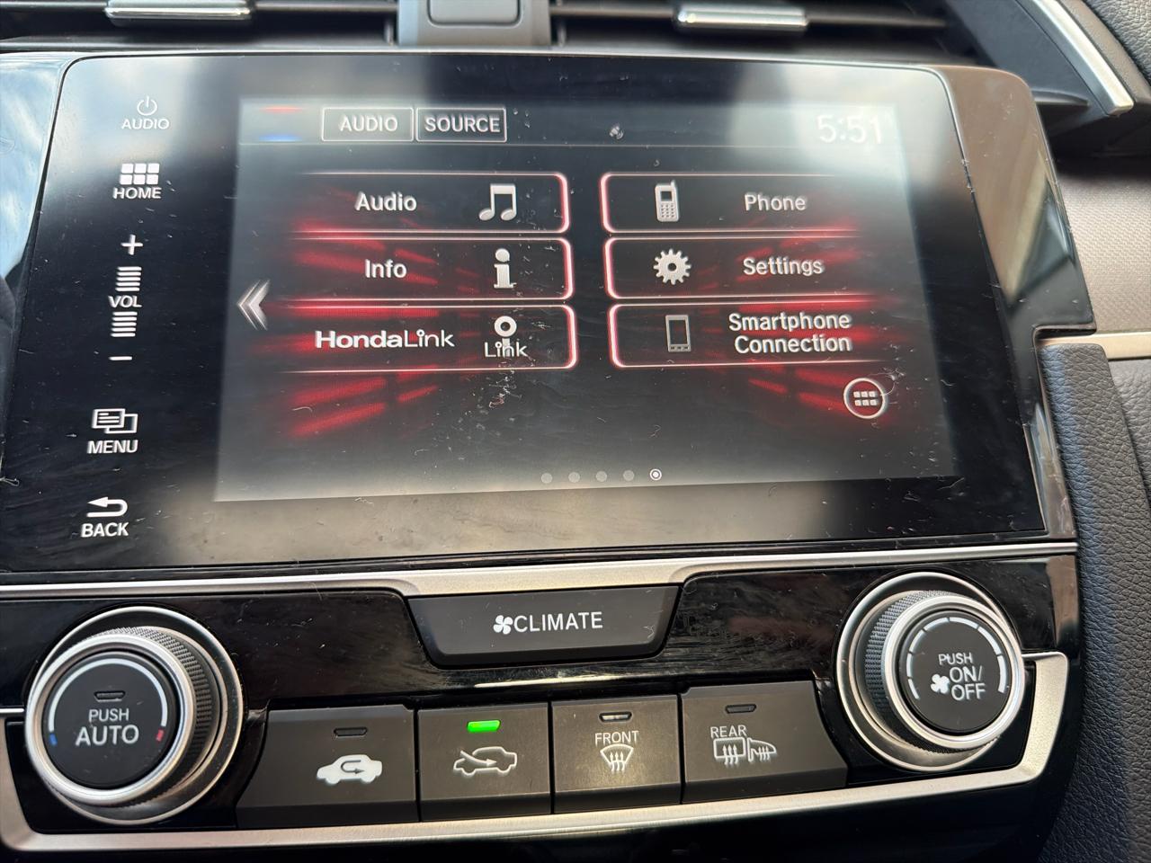 Honda Civic EX Honda Sensing Sedan CVT 2017