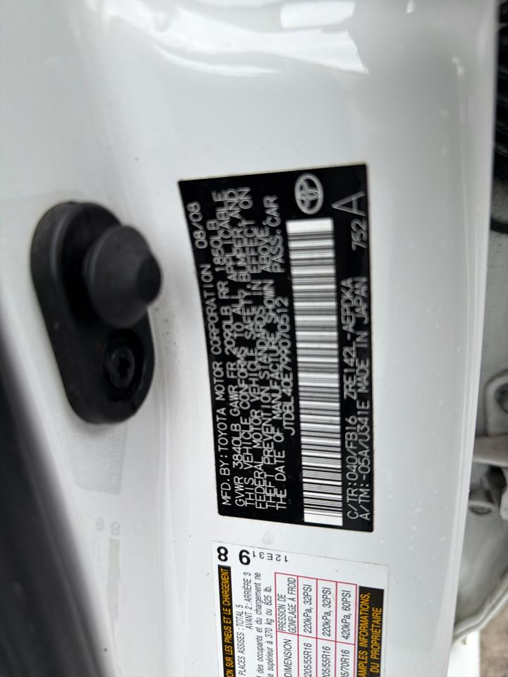 Toyota Corolla S 4-Speed AT 2009