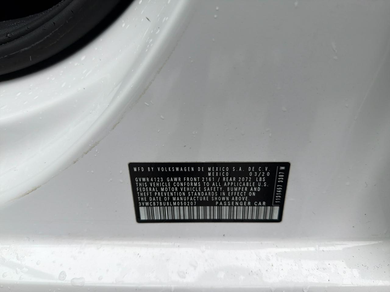 Volkswagen Jetta 1.4T S Auto 2020