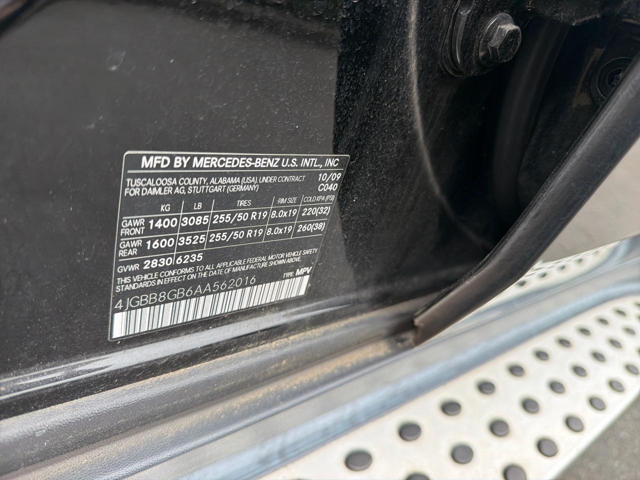 Mercedes-Benz M-Class ML350 4MATIC 2010