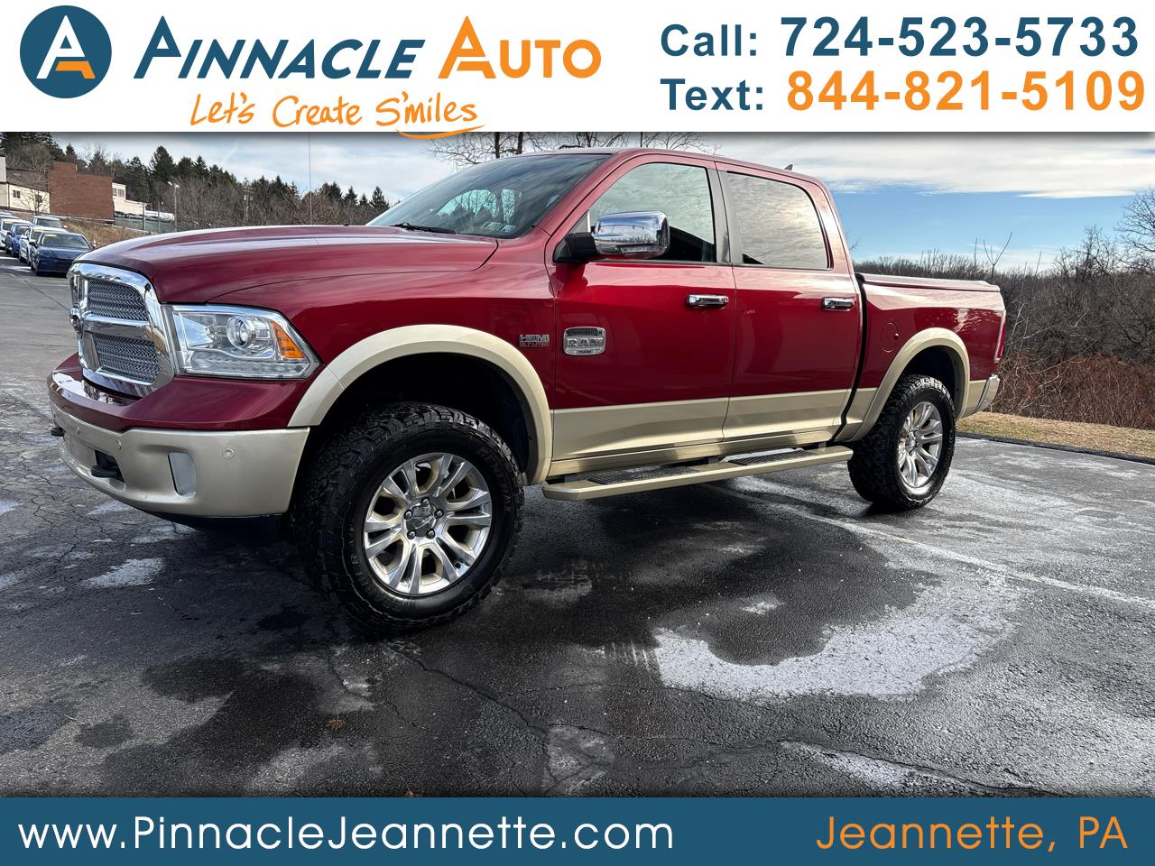 RAM 1500 4WD Crew Cab 140.5" Laramie Longhorn 2015