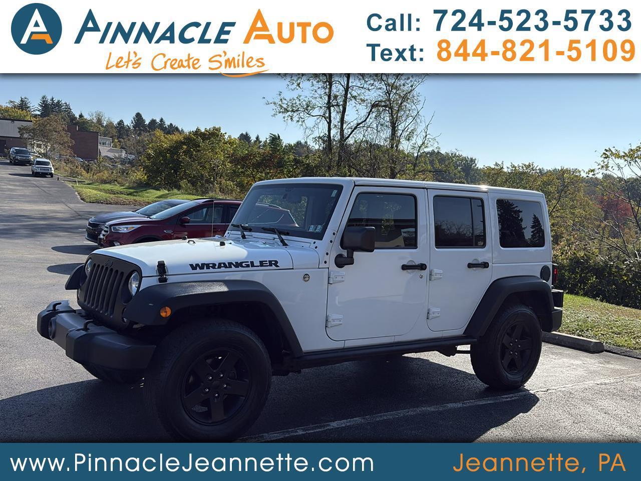 Jeep Wrangler Unlimited 4WD 4dr Black Bear *Ltd Avail* 2016