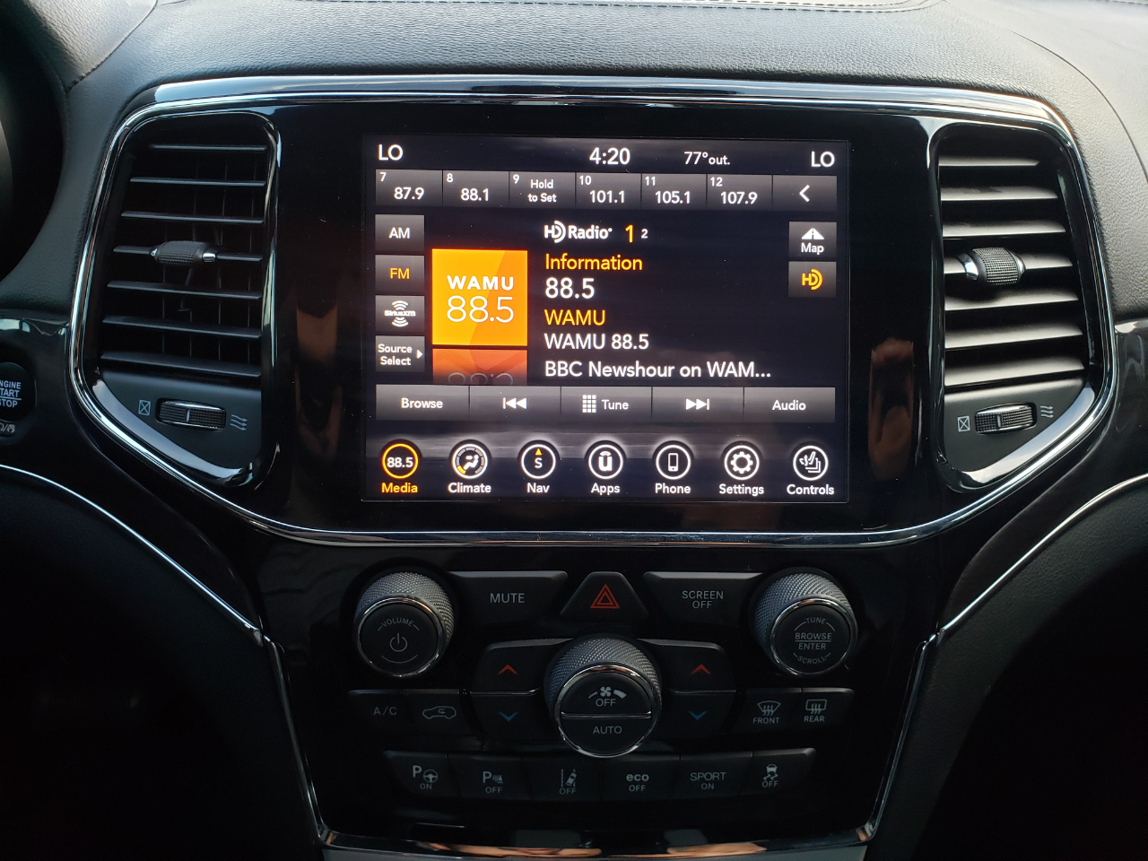 Jeep Grand Cherokee Overland 4WD 2020