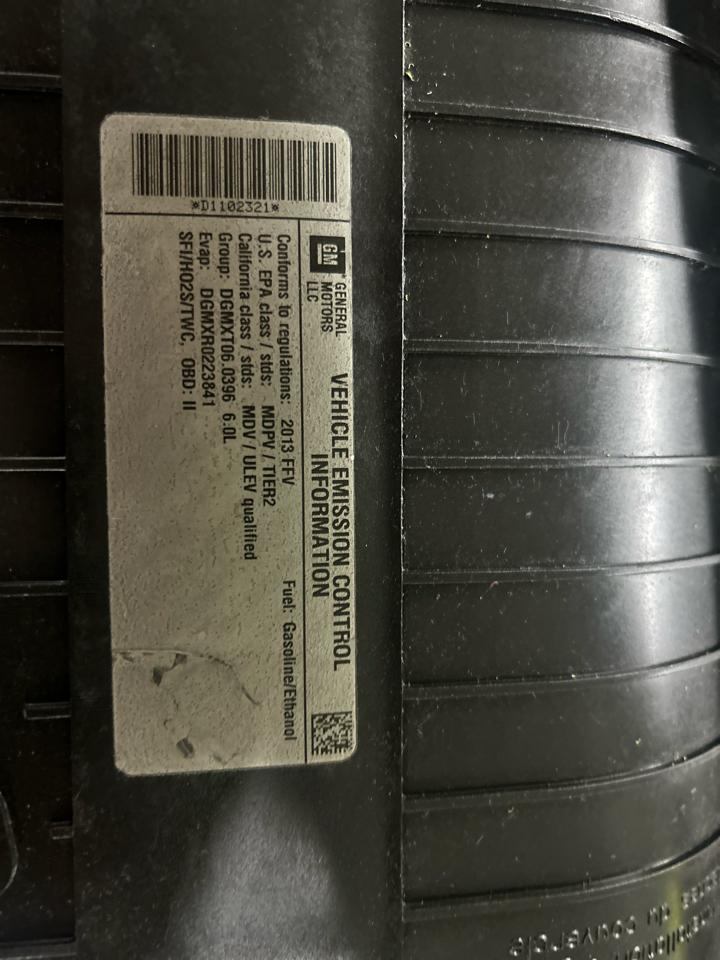 GMC Savana G3500 Cargo 2013