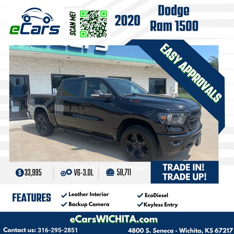2020 RAM 1500 Big Horn 4x4 Crew Cab 5'7" Box