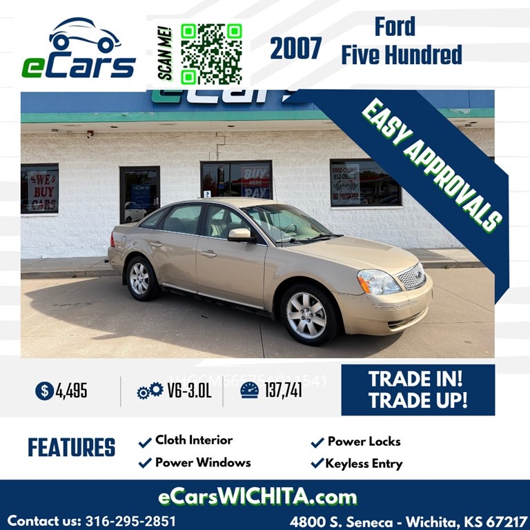 2007 Ford Five Hundred 4dr Sdn SEL FWD
