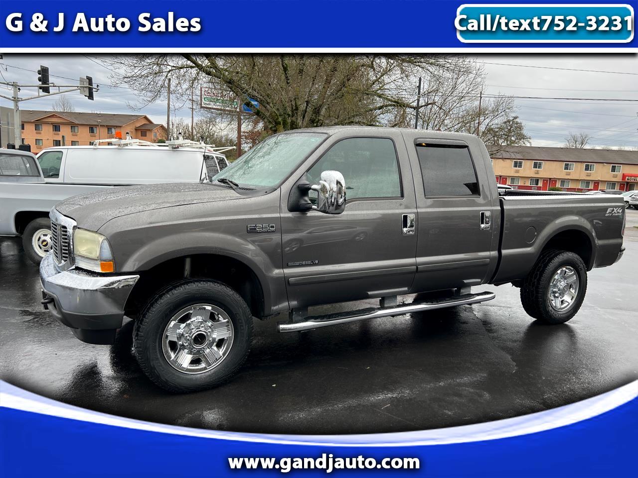 Ford F-250 SD Lariat Crew Cab Short Bed 4WD 2002