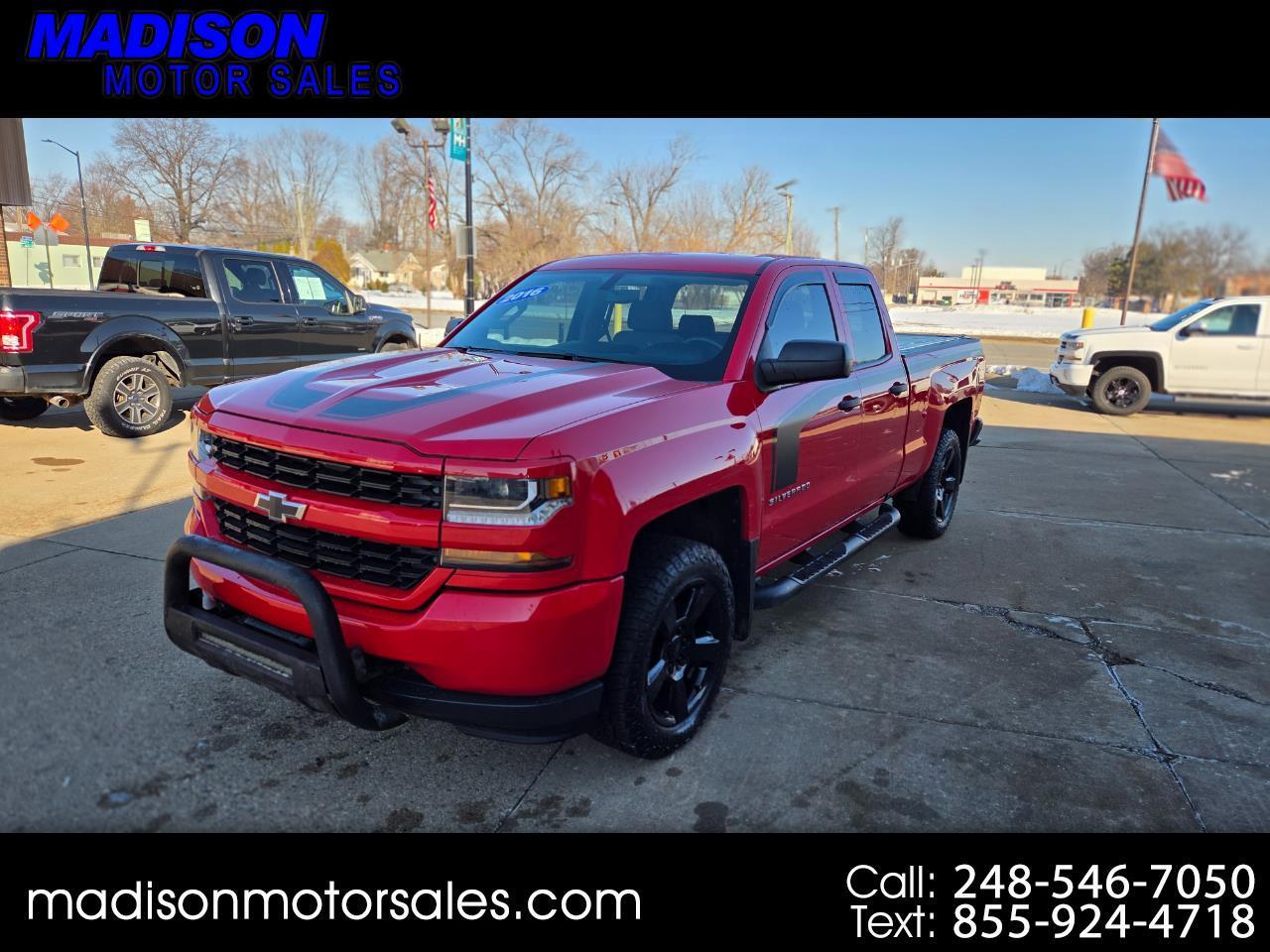 2016 Chevrolet Silverado 1500 Custom 4x4 4dr Double Cab 6.5 ft. SB