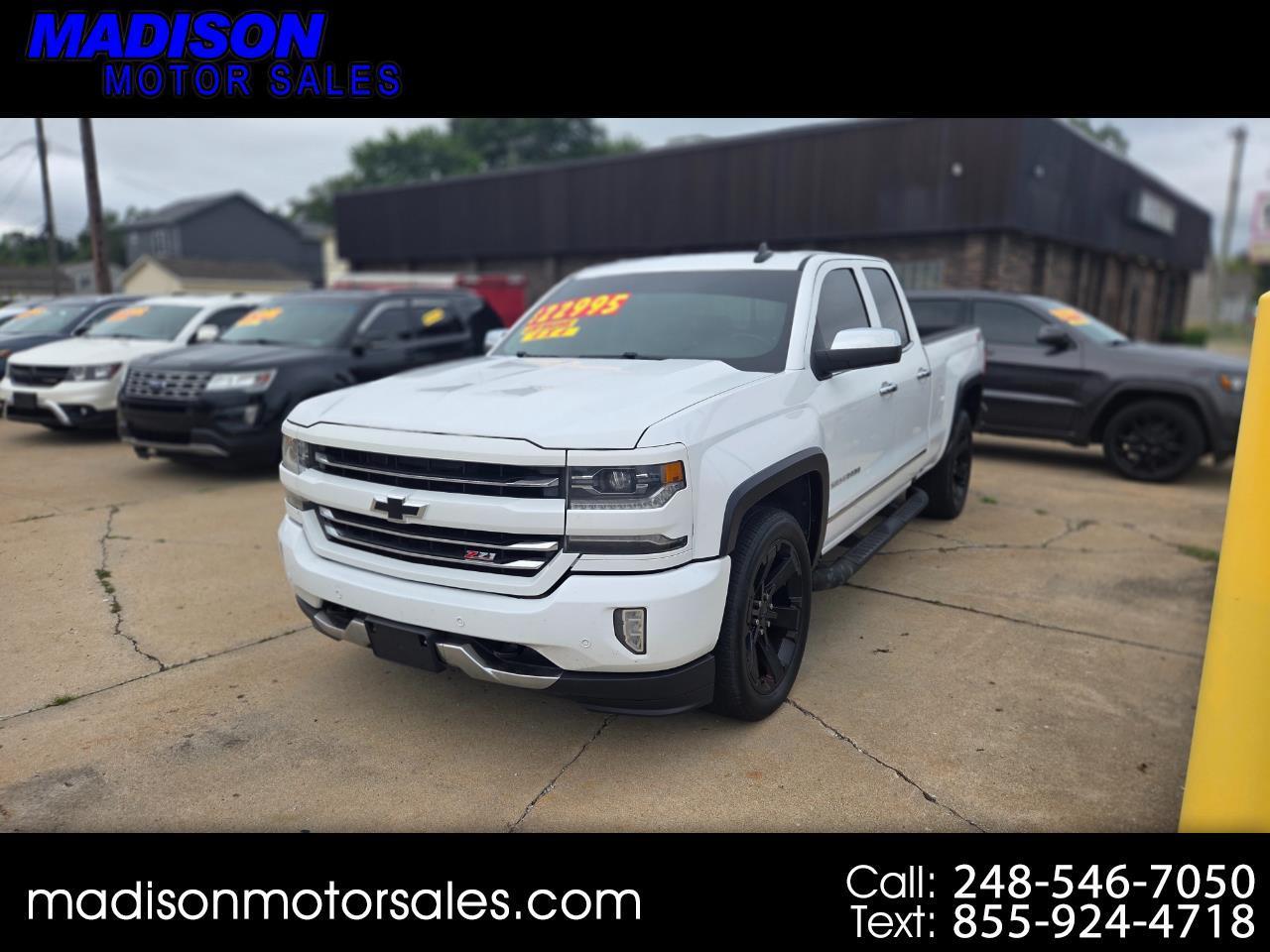 2018 Chevrolet Silverado 1500 LTZ Z71 Double Cab 4WD