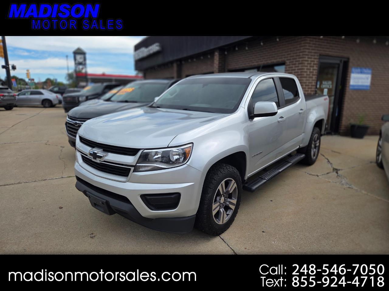 2018 Chevrolet Colorado Work Truck Crew Cab 4WD Short Box