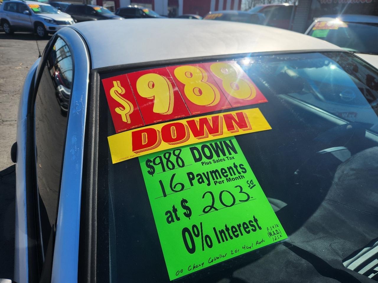 Chevrolet Cavalier Coupe 2000