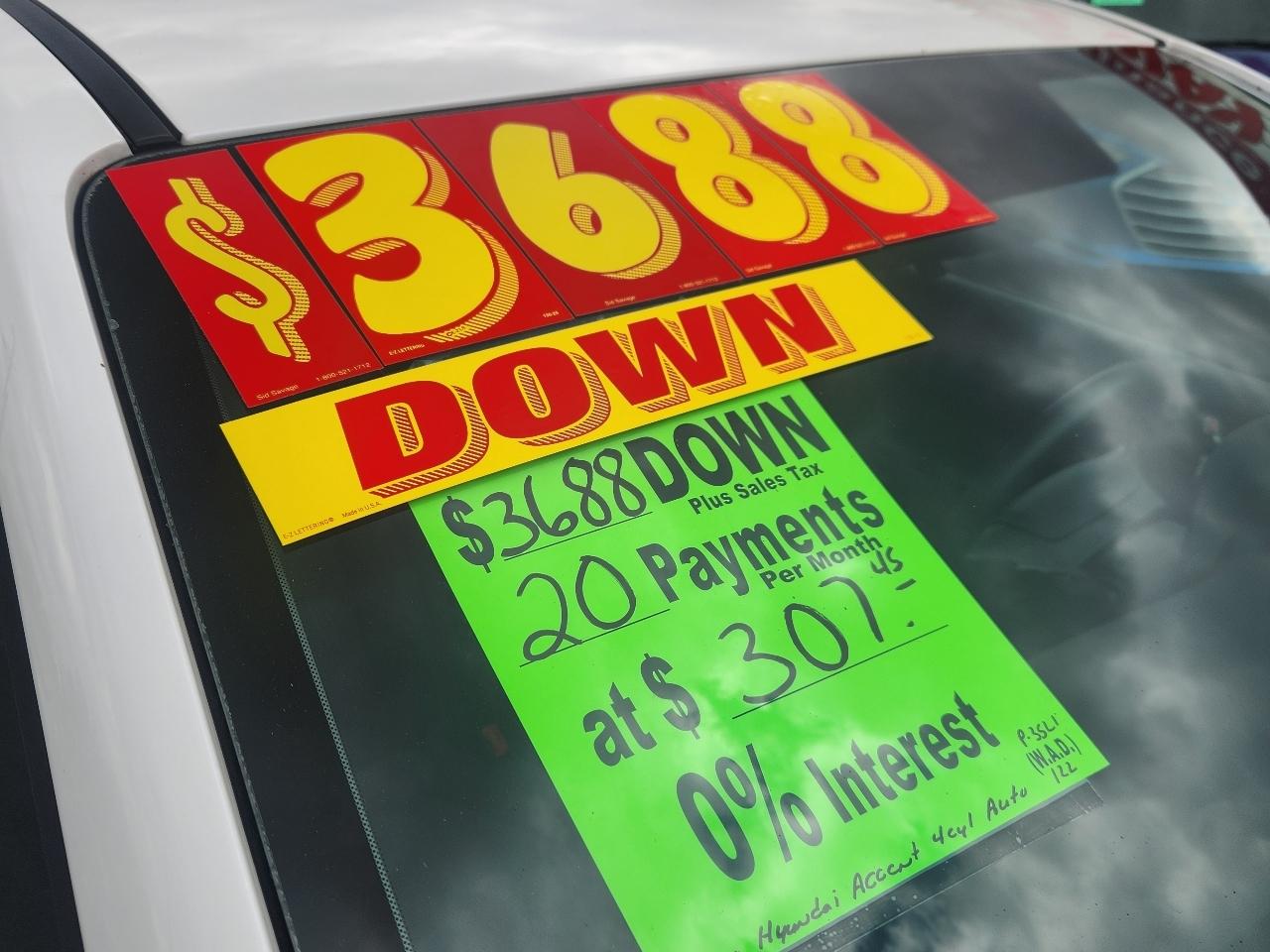 Hyundai Accent SEL 4-Door 6A 2020