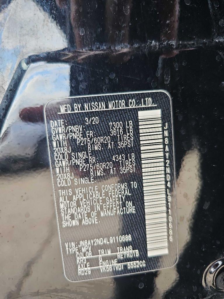 Nissan Armada 4x2 SL 2020