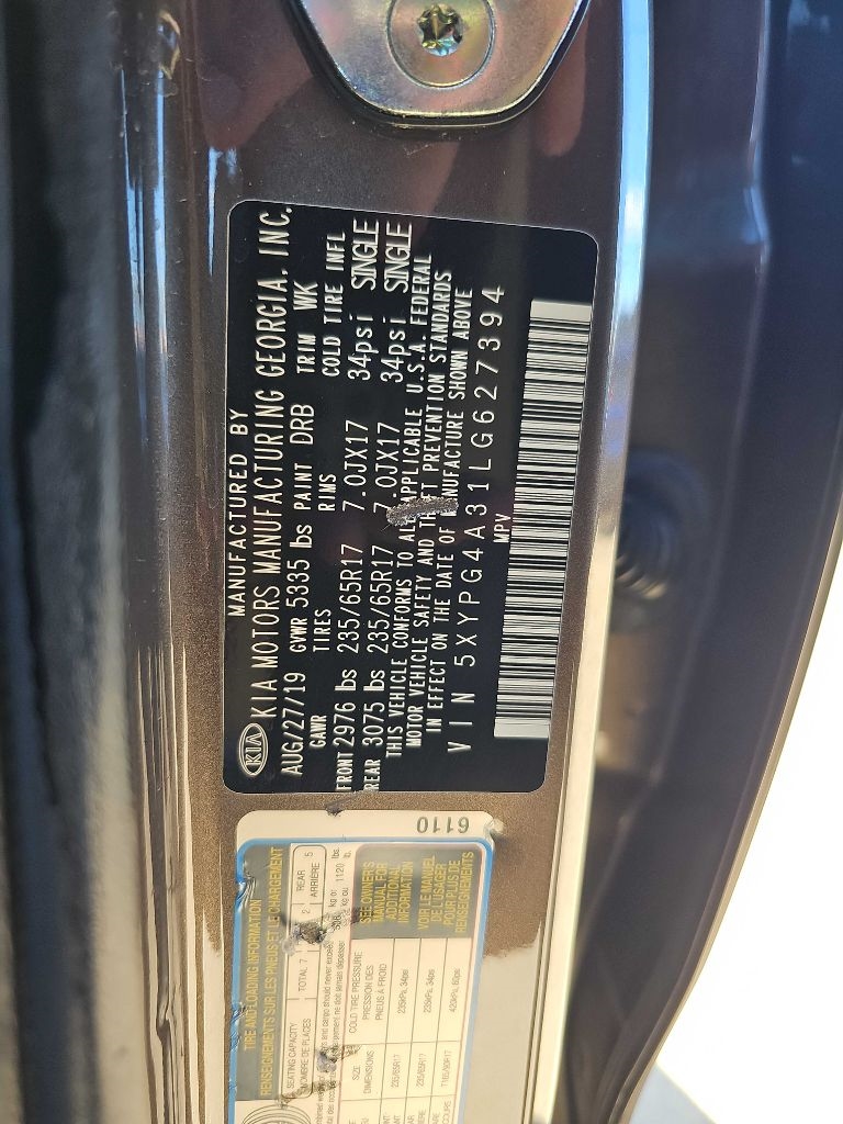 Kia Sorento LX FWD 2020