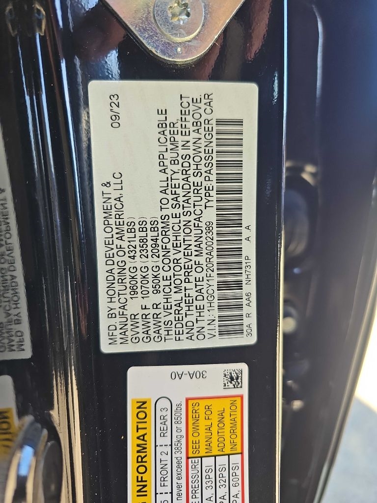 Honda Accord Sedan LX CVT 2024