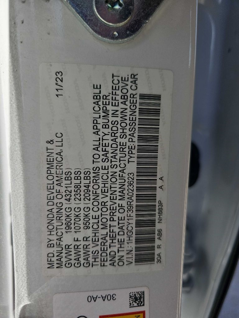 Honda Accord Sedan EX CVT 2024