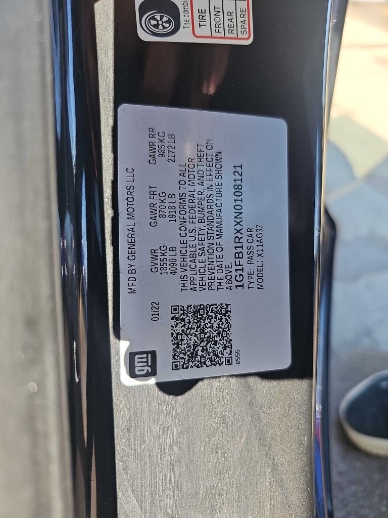 Chevrolet Camaro 2dr Cpe 1LT 2022