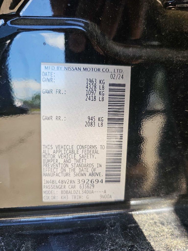 Nissan Altima 2.5 S Sedan 2024