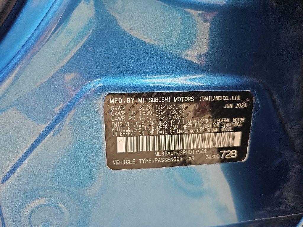 Mitsubishi Mirage ES CVT 2024