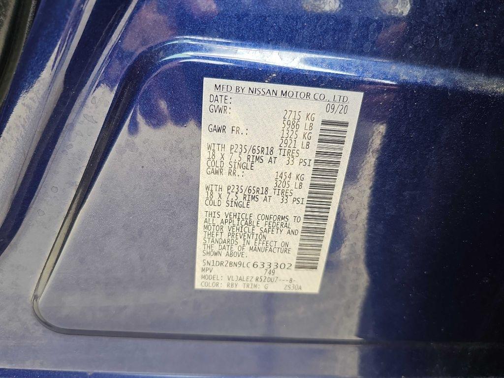 Nissan Pathfinder FWD SV 2020