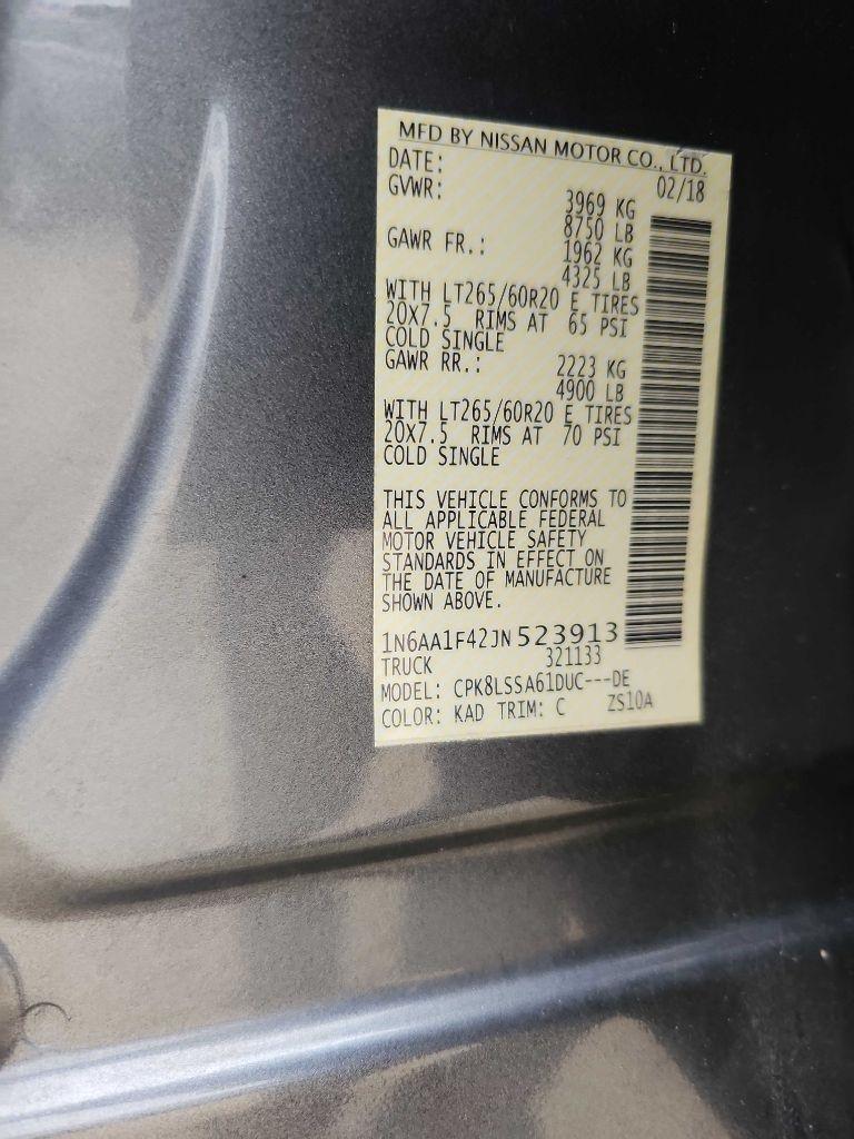 Nissan Titan XD 4x4 Gas Crew Cab SV 2018