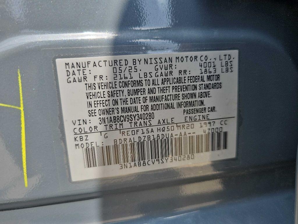 Nissan Sentra SV CVT 2025