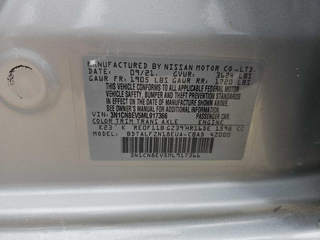 Nissan Versa SV CVT 2021