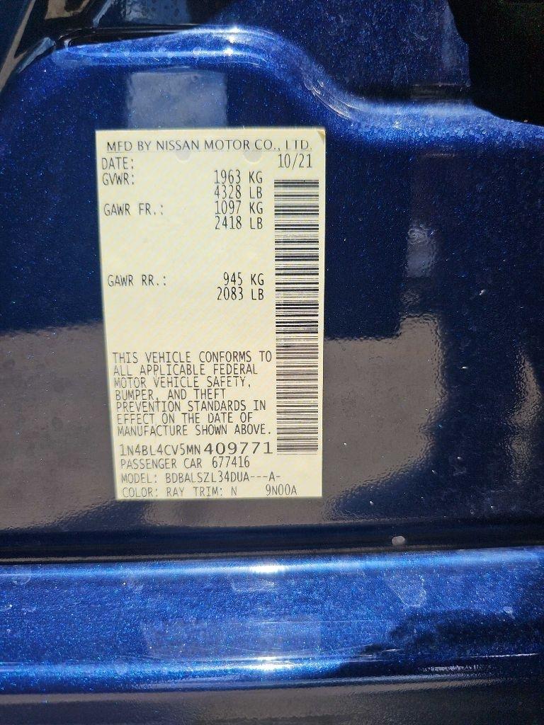 Nissan Altima 2.5 SR Sedan 2021