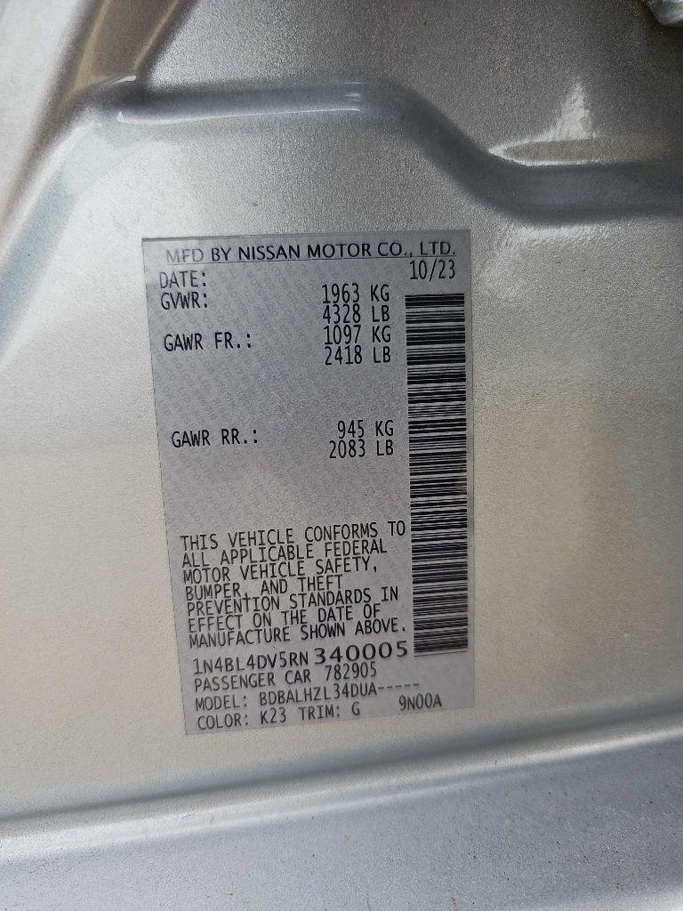 Nissan Altima 2.5 SV Sedan 2024