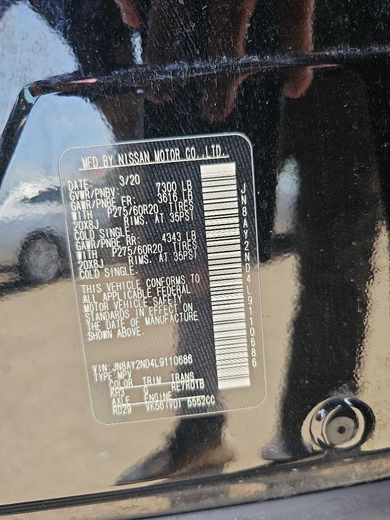 Nissan Armada 4x2 SL 2020