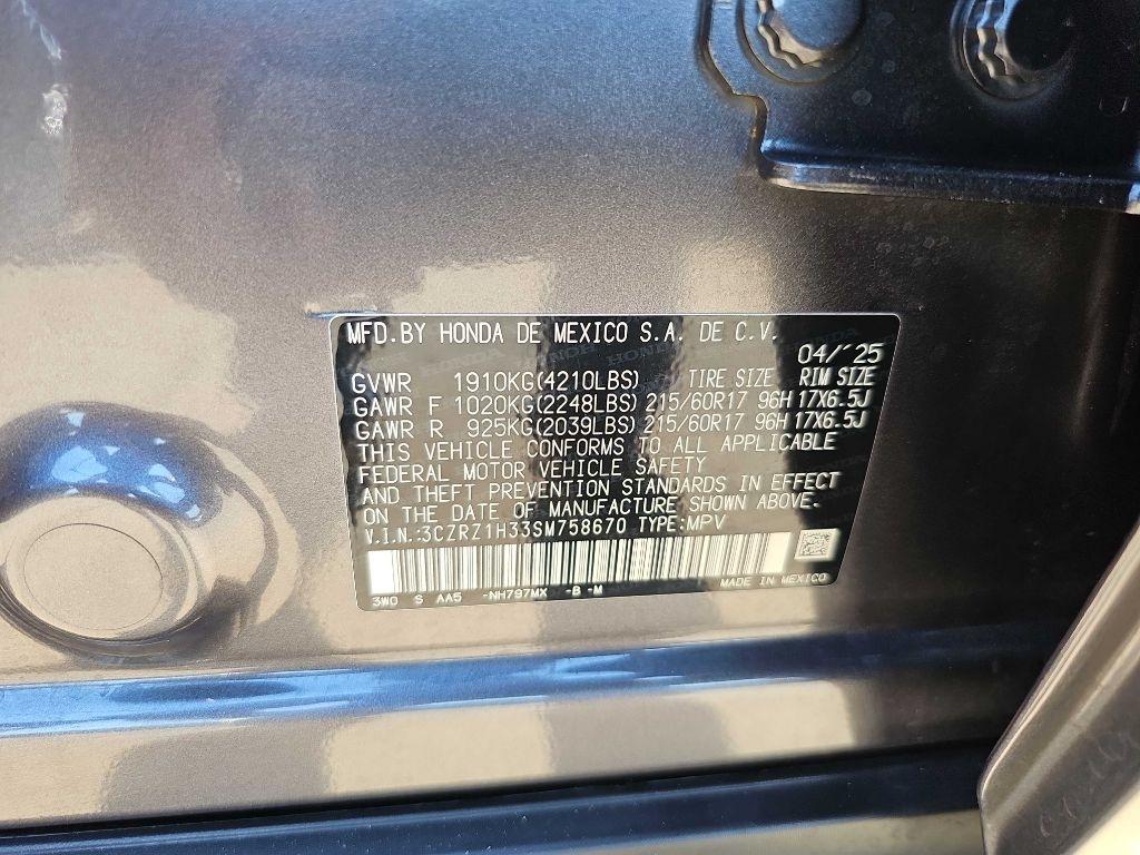 Honda HR-V LX 2WD CVT 2025