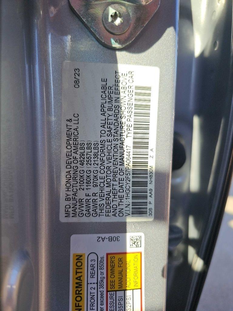 Honda Accord Hybrid Sport Sedan 2023