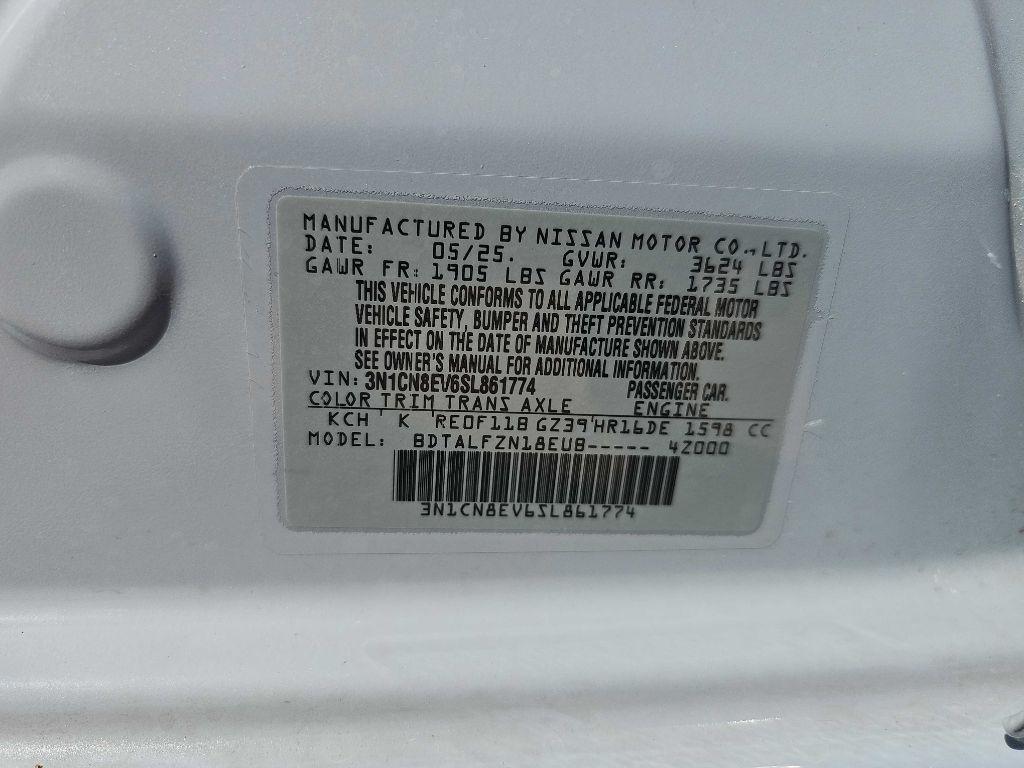 Nissan Versa SV CVT 2025