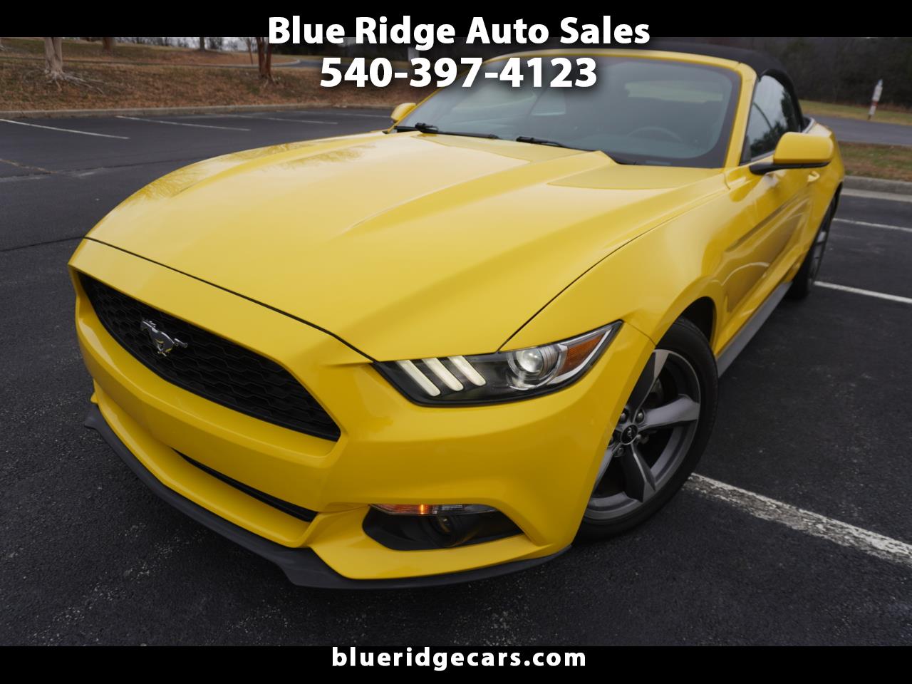2015 Ford Mustang V6 Convertible