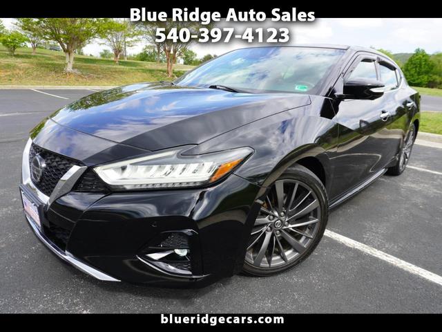 Black 2019 Nissan Maxima Platinum FWD Sedan Front-Wheel Drive Automatic
