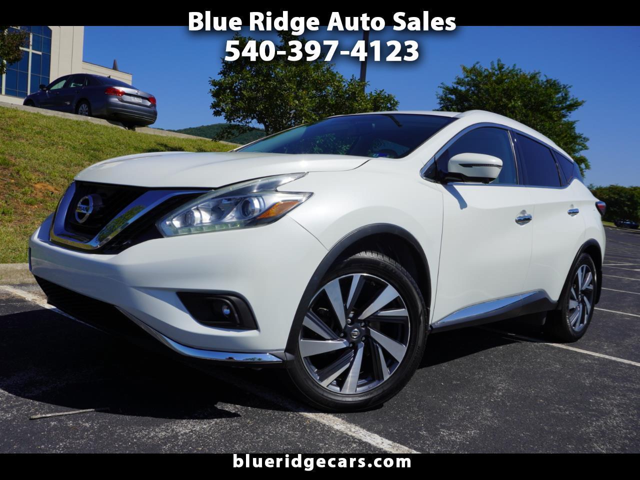 Nissan Murano AWD Platinum 2018