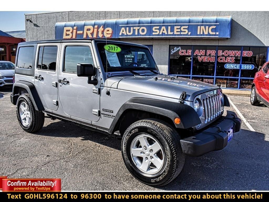 Used 2017 Jeep Wrangler Unlimited 4WD HARD TOP, 4DR, TOW PACKAGE, ALLOY